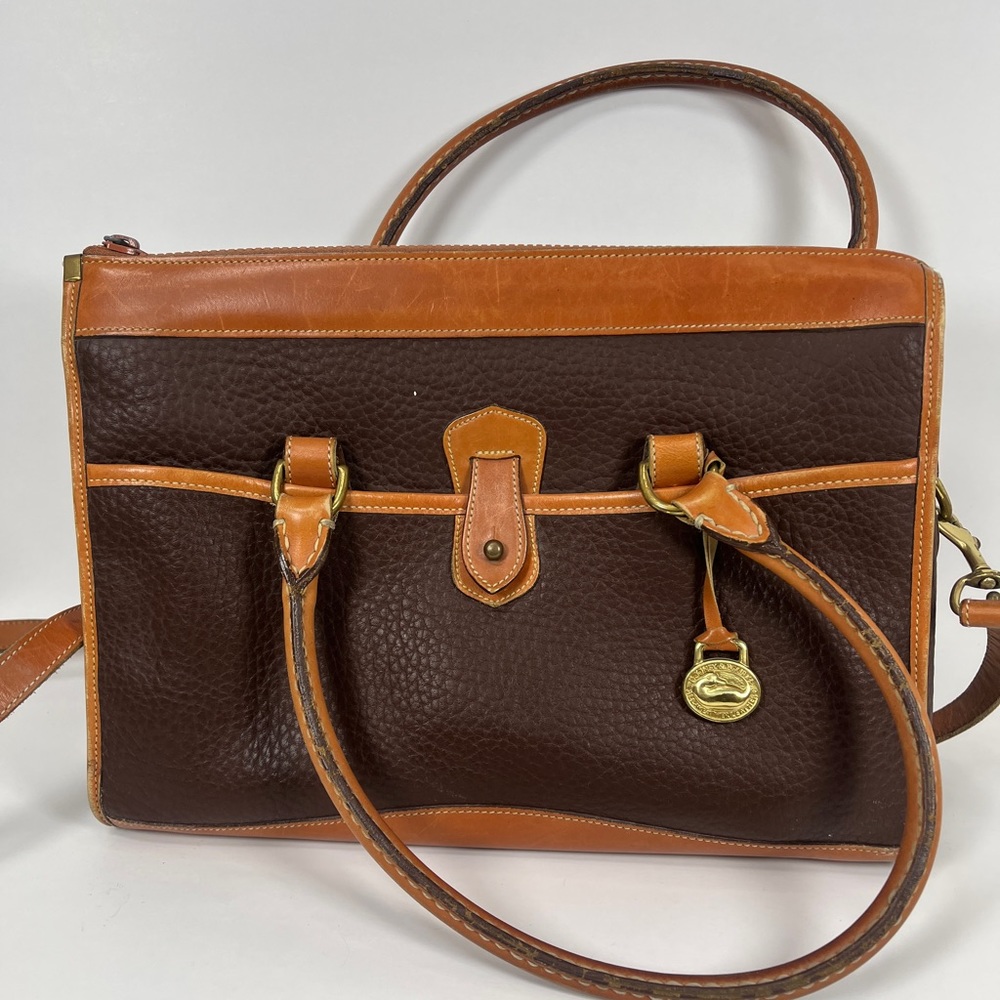 Vintage Dooney & Bourke all weather satchel with dust bag